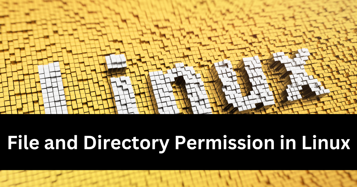 File and Directory Permission in Linux
